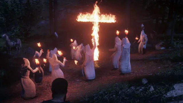 Red Dead Redemption 2 Klan Rally