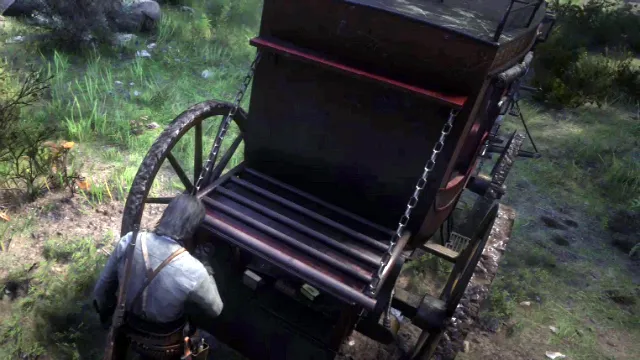 Red Dead Redemption 2 Rob a Stagecoach Lock Box