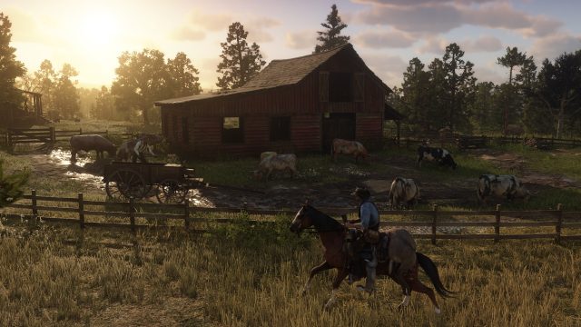 The Red Dead Redemption 2 map couldn't fit in that barn.