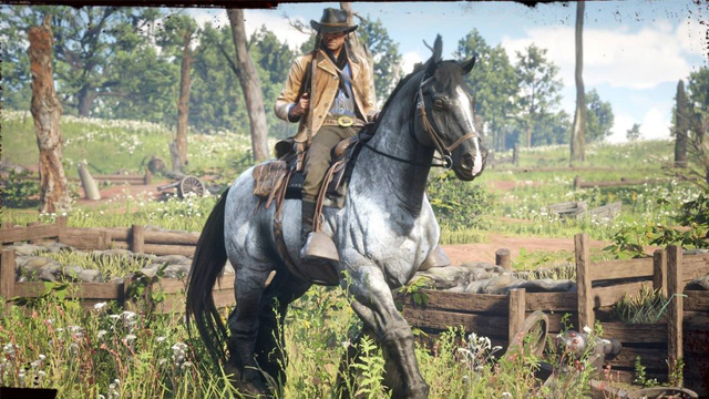 Red Dead Redemption II 2 DLC PS4 PS5 PLAYSTATION War Horse Outlaw