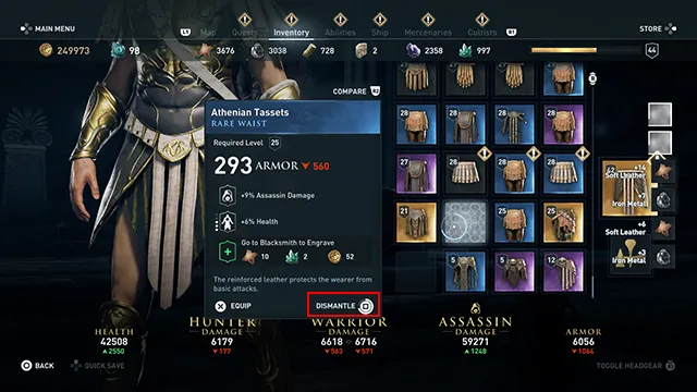Assassin's Creed Odyssey Maximum Capacity Reached