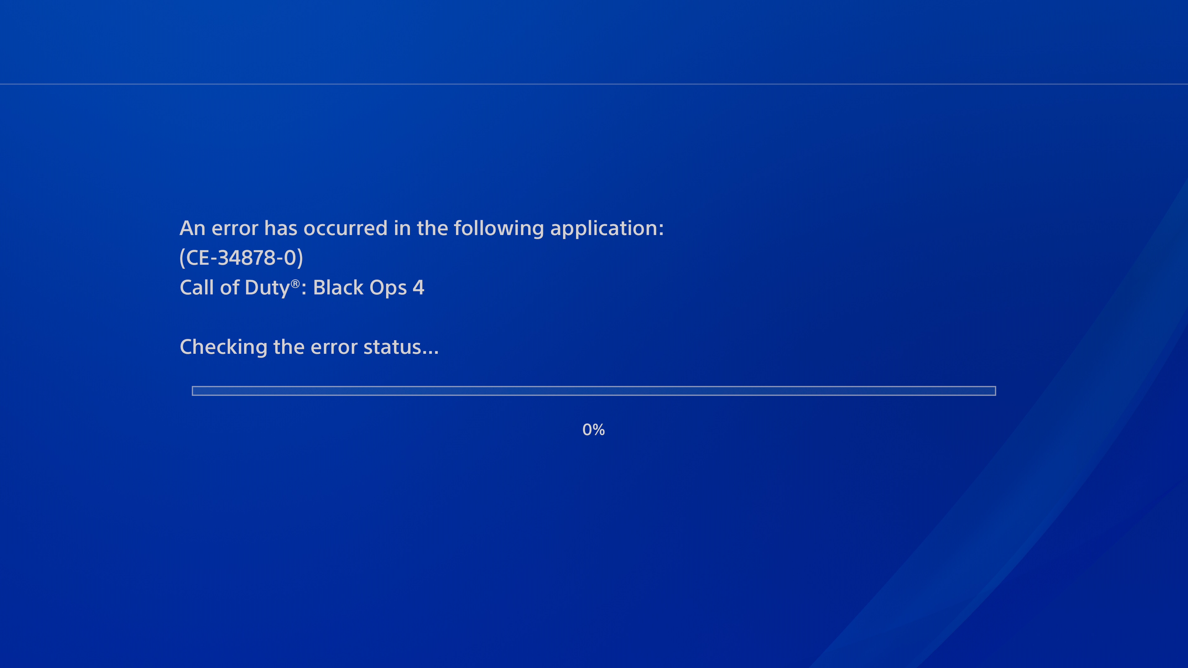 PS4 Error Code CE-34878-0 - How to Fix