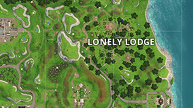 Fortnite search a chest in Lonely Lodge