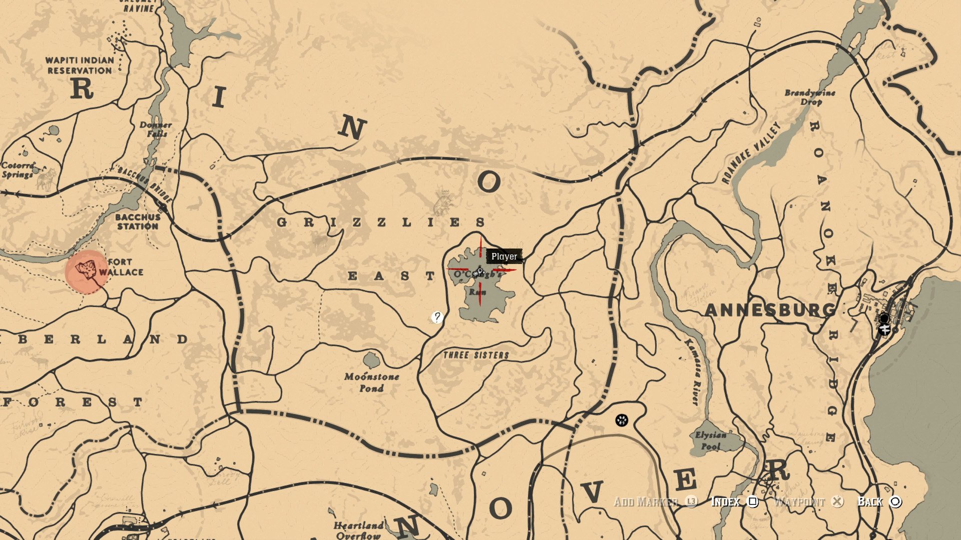 Red Dead Redemption 2 Jack Hall Gang Map Location 3