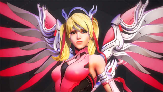 overwatch pink mercy skin