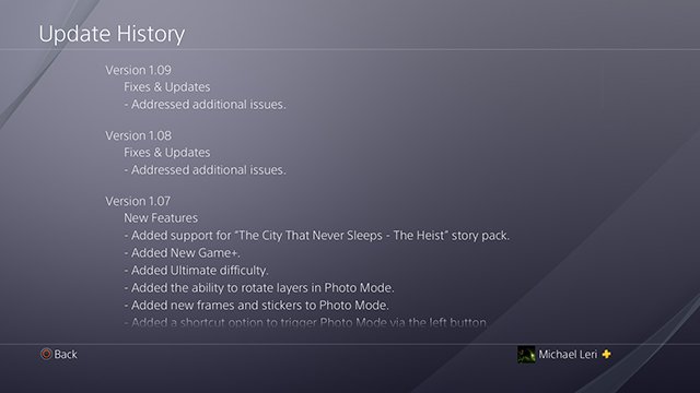 Spider-Man PS4 1.09 Update Patch Notes