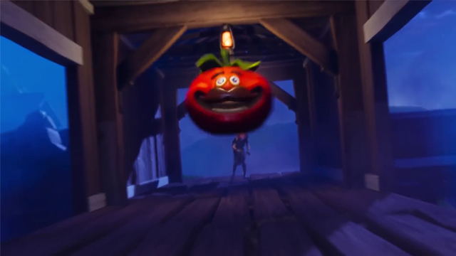 Fortnite Hit a Player With a Tomato