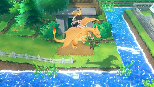 Shiny Pikachu (flying) 