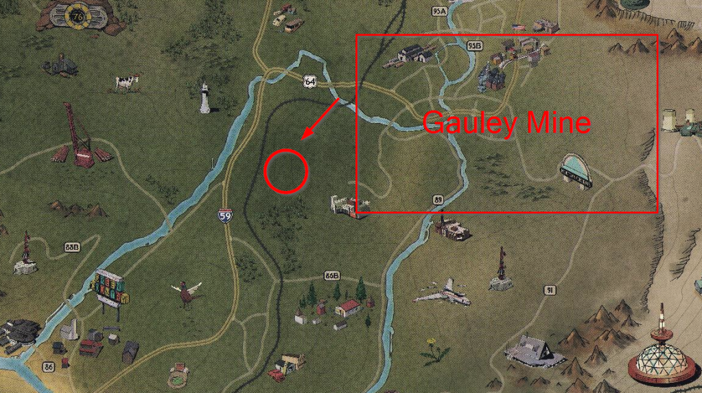 Fallout 76 Gauley Mine Code Location GameRevolution