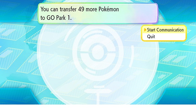Pokemon Let's Go - Go Park Location start