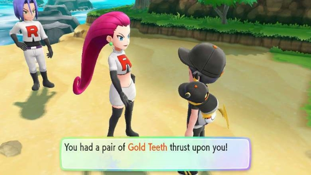 Pokemon Let's Go Gold Teeth