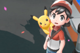 Pokemon Let's Go Trainer and Pikachu