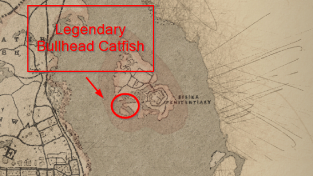 Red Dead Redemption 2 Legendary Bullhead Catfish Location