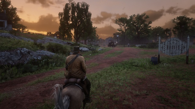 Red Dead Redemption 2 Rhodes PS4 Screen