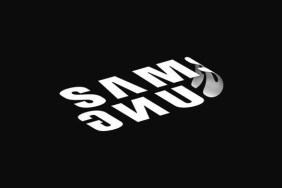 The Samsung foldable phone was teased with this play on the Samsung logo.