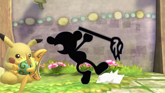 Super Smash Bros Ultimate does not depict Mr. Game & Watch with the racist imagery in the West.