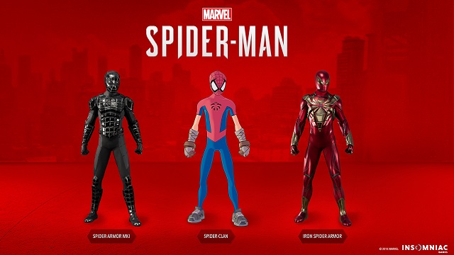 Spider-Man The Heist DLC Suits Spider-Clan Iron Spider DLC