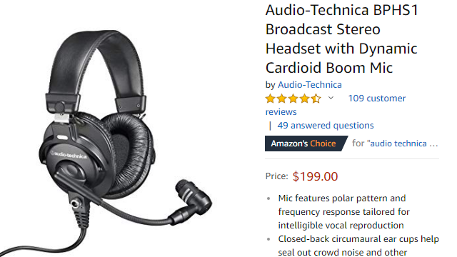 Audio-Technica BPHS1 review