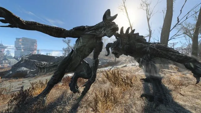 Fallout 76 Approach A Deathclaw And Make Friends