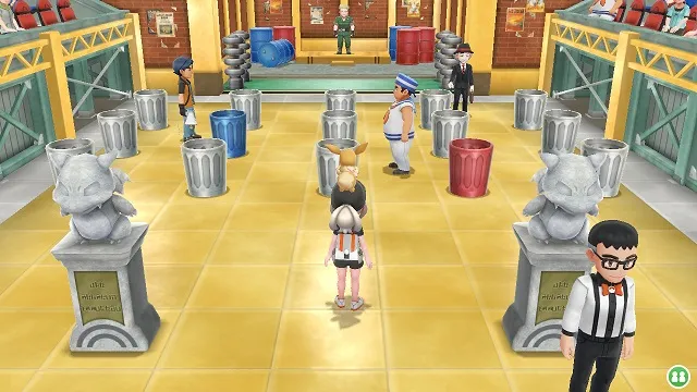 Pokemon Let's Go Gym 3 - Vermillion City vermillion gym lt surge