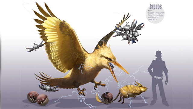 Detective Pikachu could have a Zapdos looking like this.