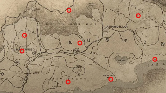 Red Dead Redemption 2 Dinosaur Bone Locations Red Dead Redemption 2 Dinosaur Bone Locations - GameRevolution