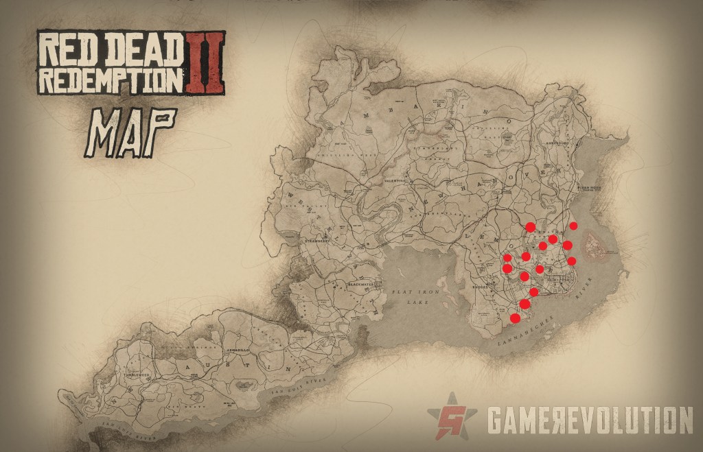 Red Dead Redemption 2 Legendary Alligator Location Red Dead Redemption 2 Alligator Locations - GameRevolution