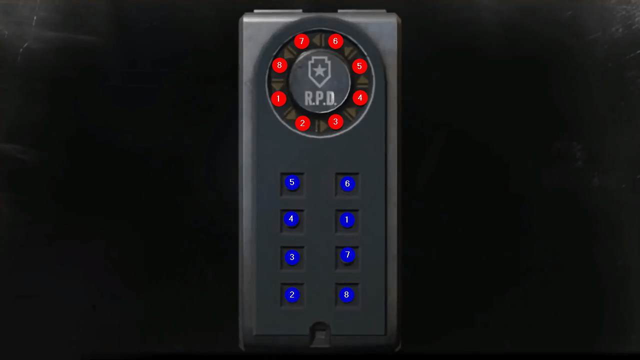 Resident Evil 2 Portable Safe puzzle solution How to open Portable