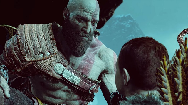 God of War Kratos and Atreus Helheim.