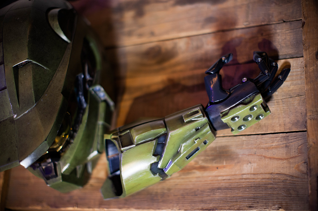 One of the Halo prosthetic limbs.