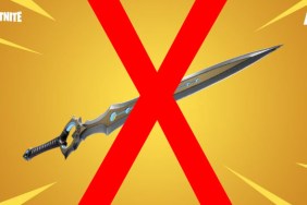 Fortnite Infinity Blade gone and vaulted.