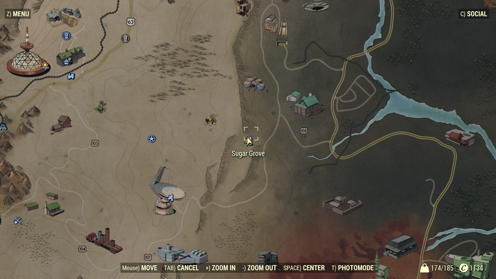 Fallout 76 Blacksite Guard Key Map