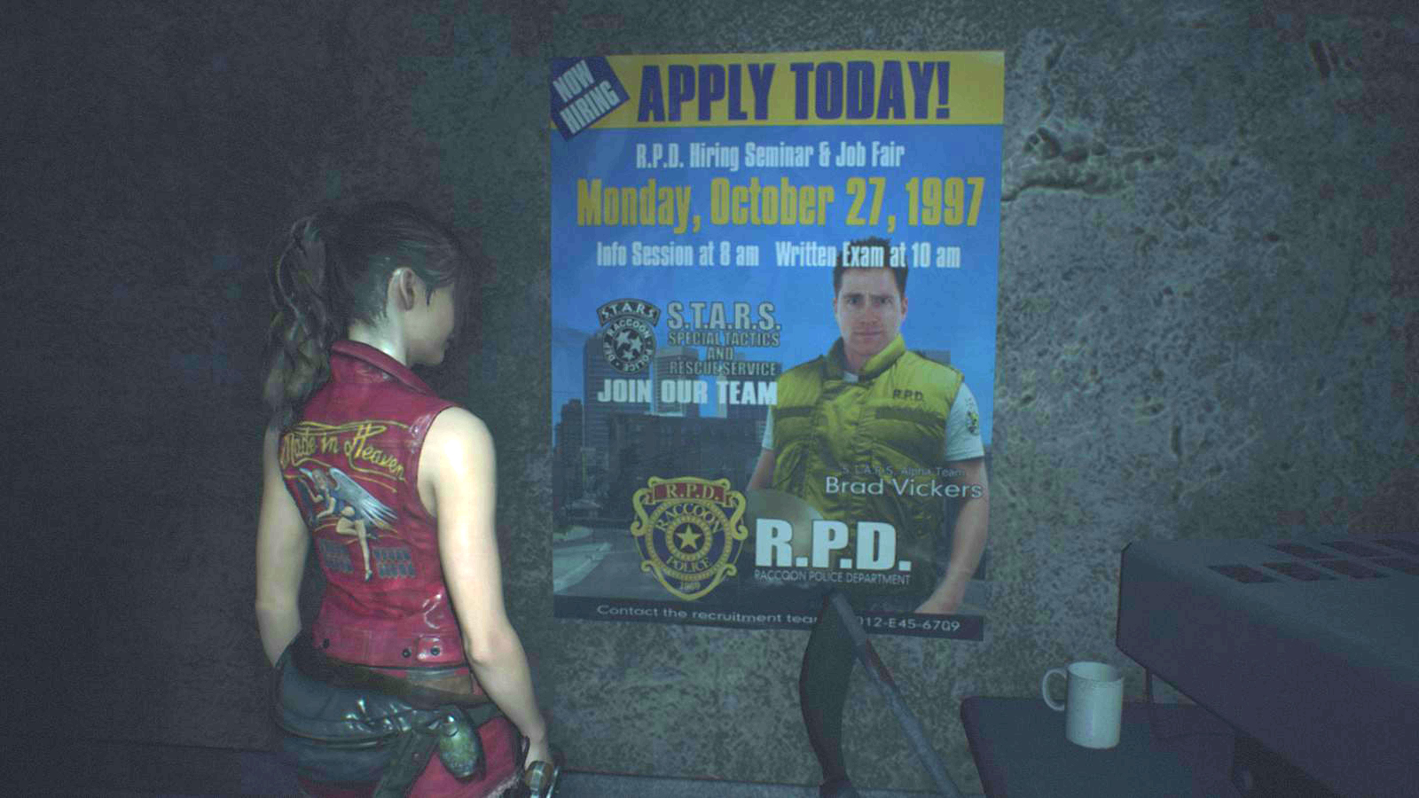 Resident Evil 2 Remake Easter eggs Brad Vickers