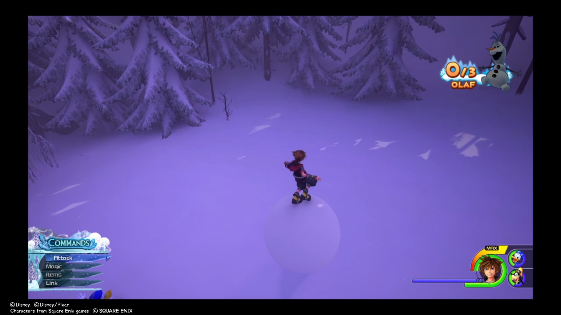 Kingdom Hearts 3 Olaf Pieces head location