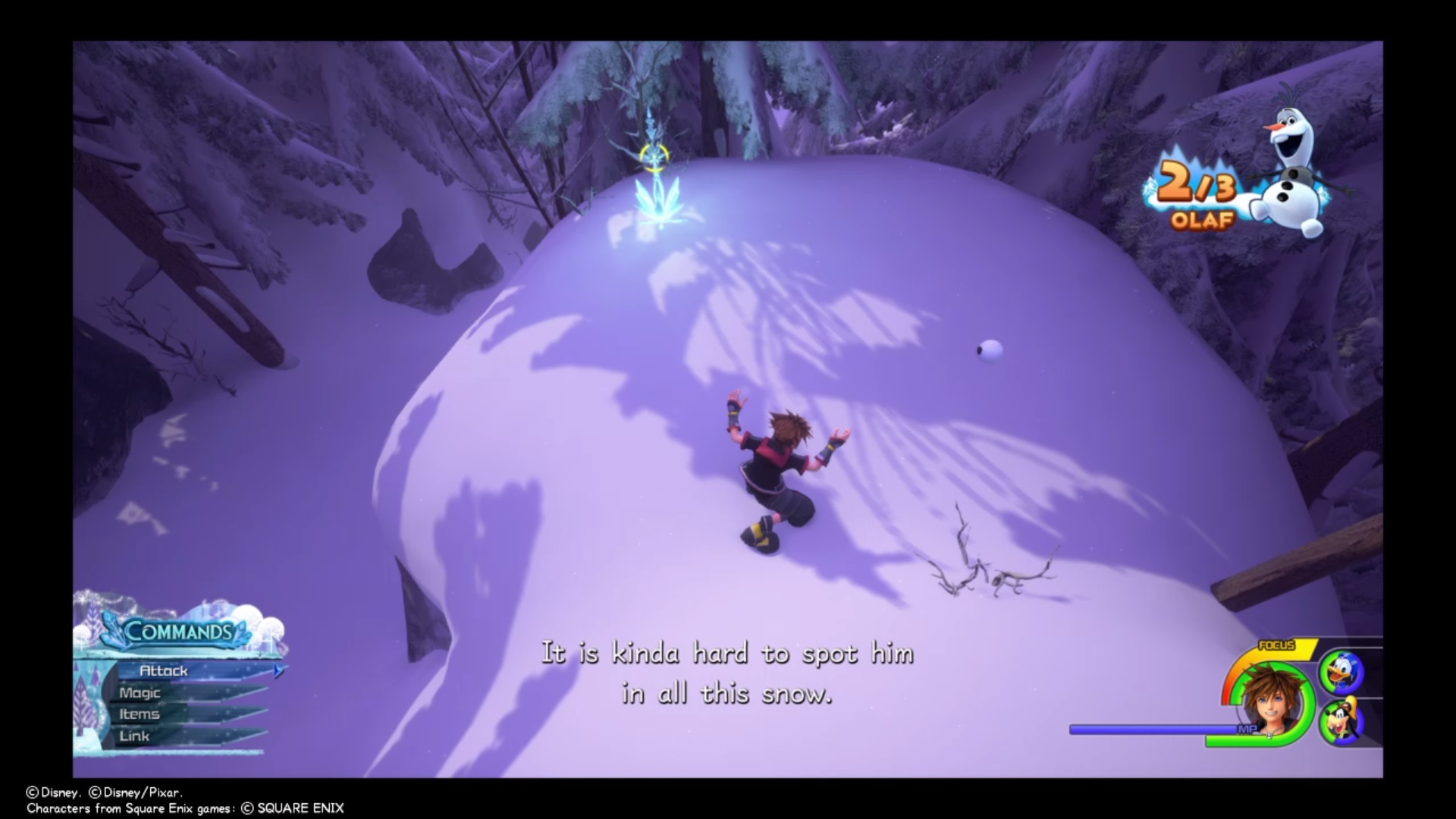 Kingdom Hearts 3 Olaf Pieces location body 3