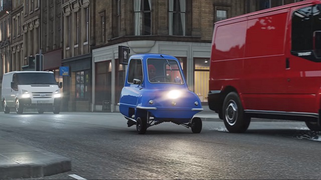 Forza Horizon 4 dance emotes removed. Heres a Peel P50 though.