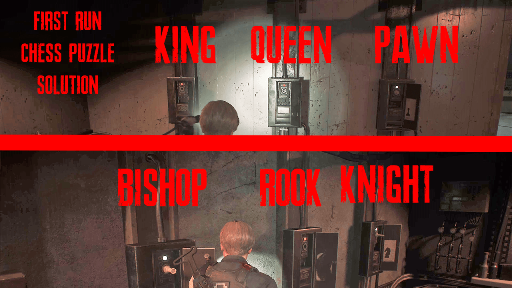 Resident Evil 2 Chess Puzzle Solution Chess Plug puzzle order