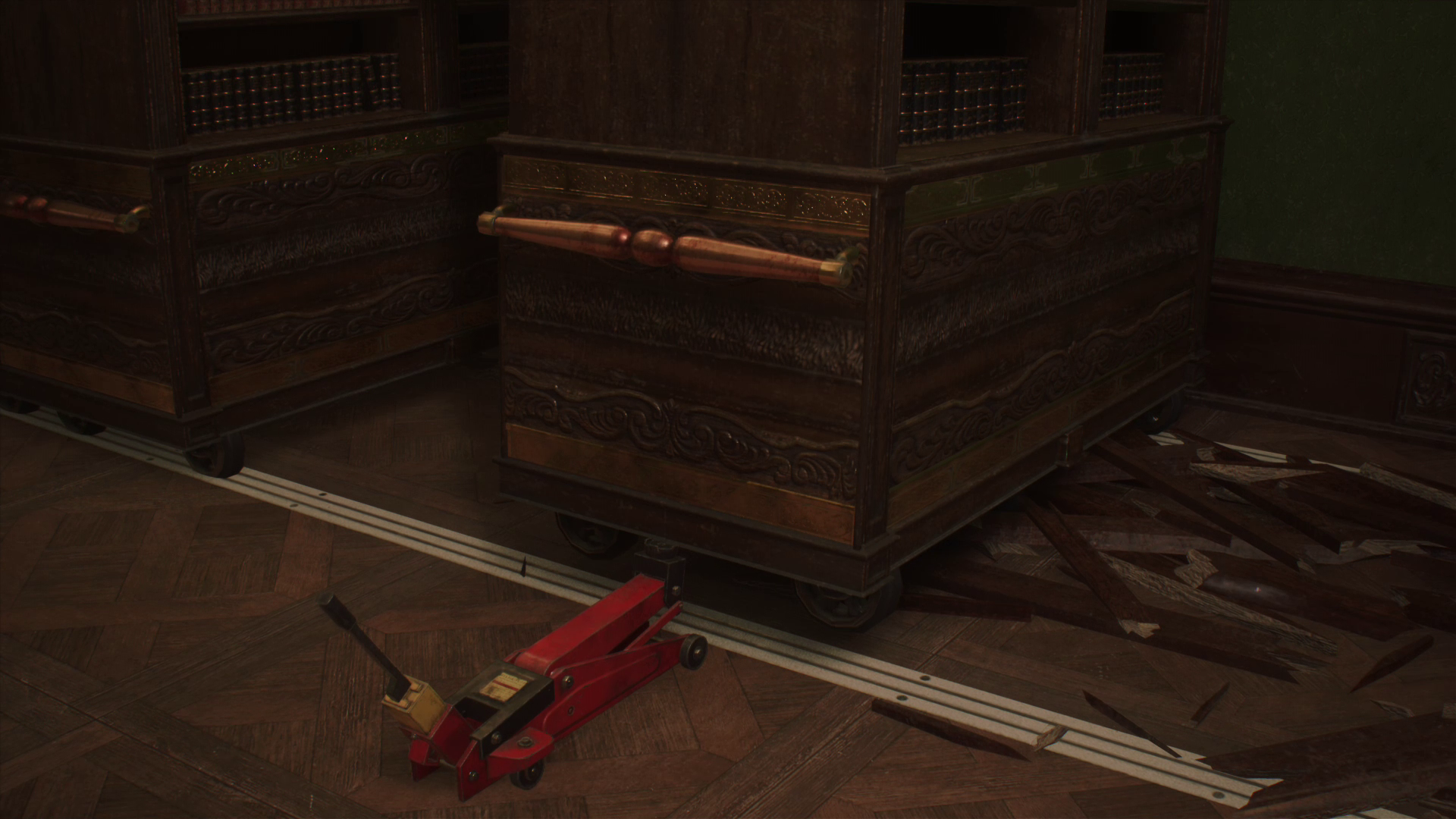 Resident Evil 2 Jack Handle location How to lower the Library