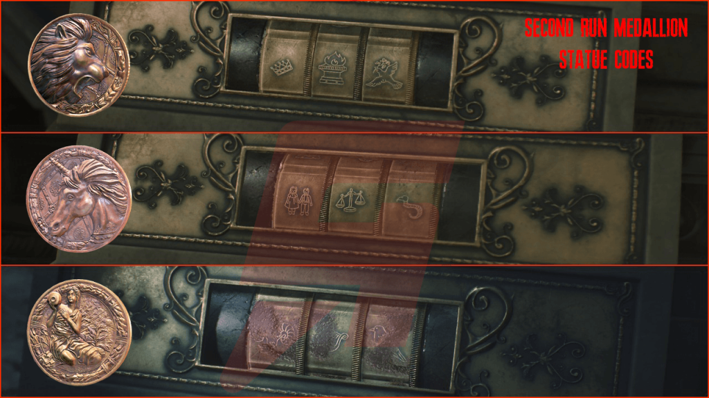 Resident Evil 2 Medallion Codes and Statue Locations Statue Puzzle Solutions GameRevolution