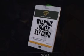 Resident Evil 2 Weapons Locker Key Card