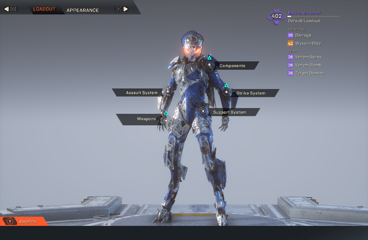Anthem Javelin Rarity Level How to increase your Power Level GameRevolution