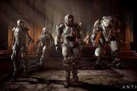 Switch weapons in Anthem