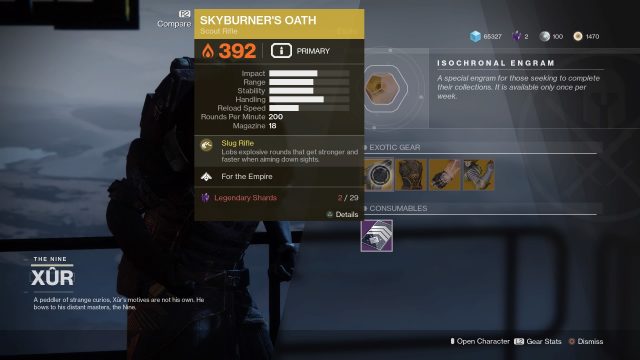 xur today