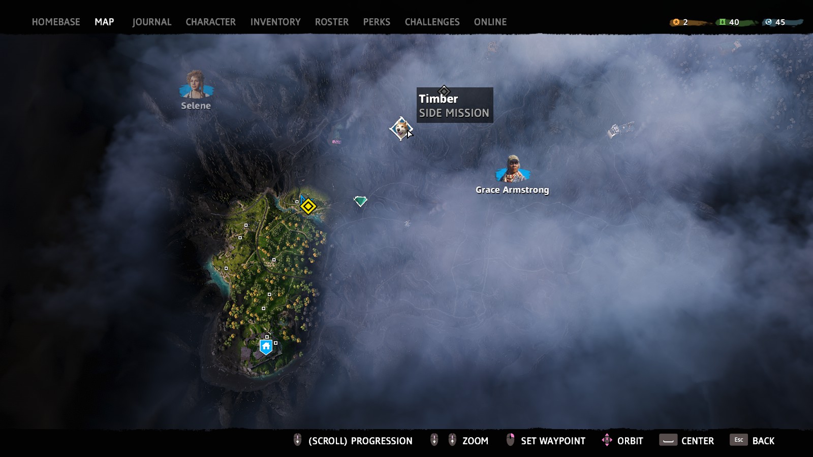 Far Cry New Dawn Dog Partner Location map