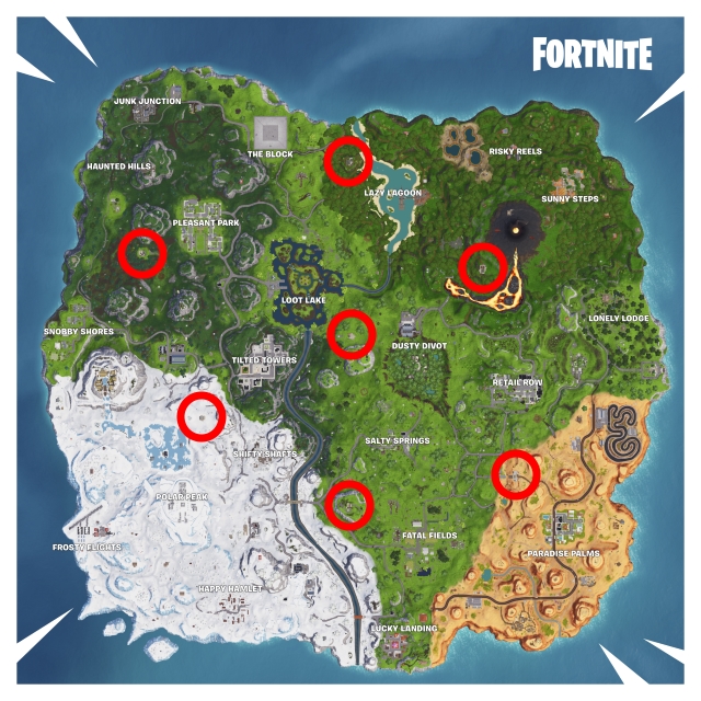 Fortnite Season 8 Week 1 Challenges Cheat Sheet