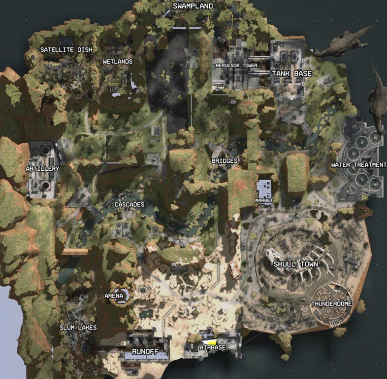Titanfall Battle Royale Apex Legends Leaked Map