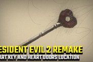 resident evil 2 heart key location heart key doors