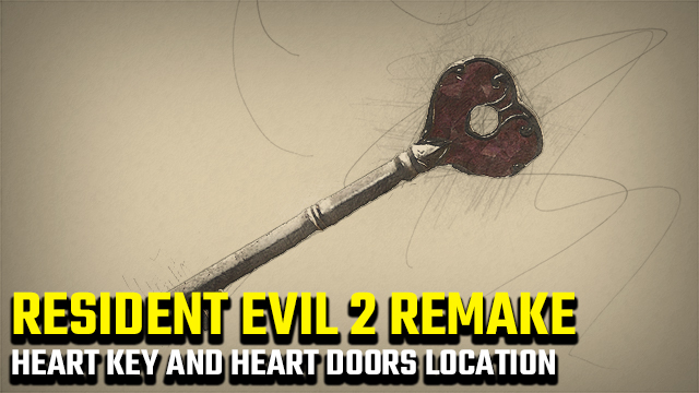 resident evil 2 heart key location heart key doors