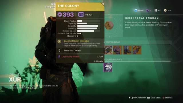 xur today