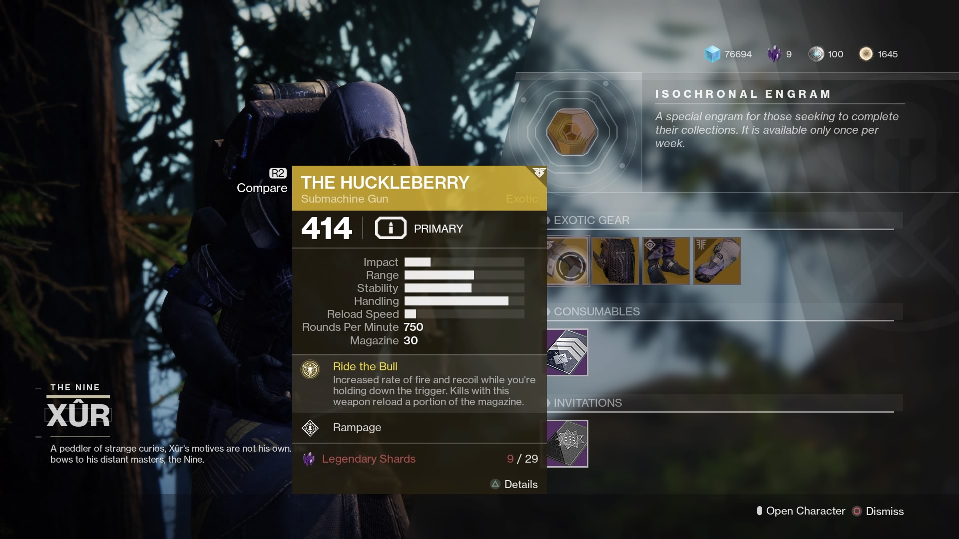 Xur today